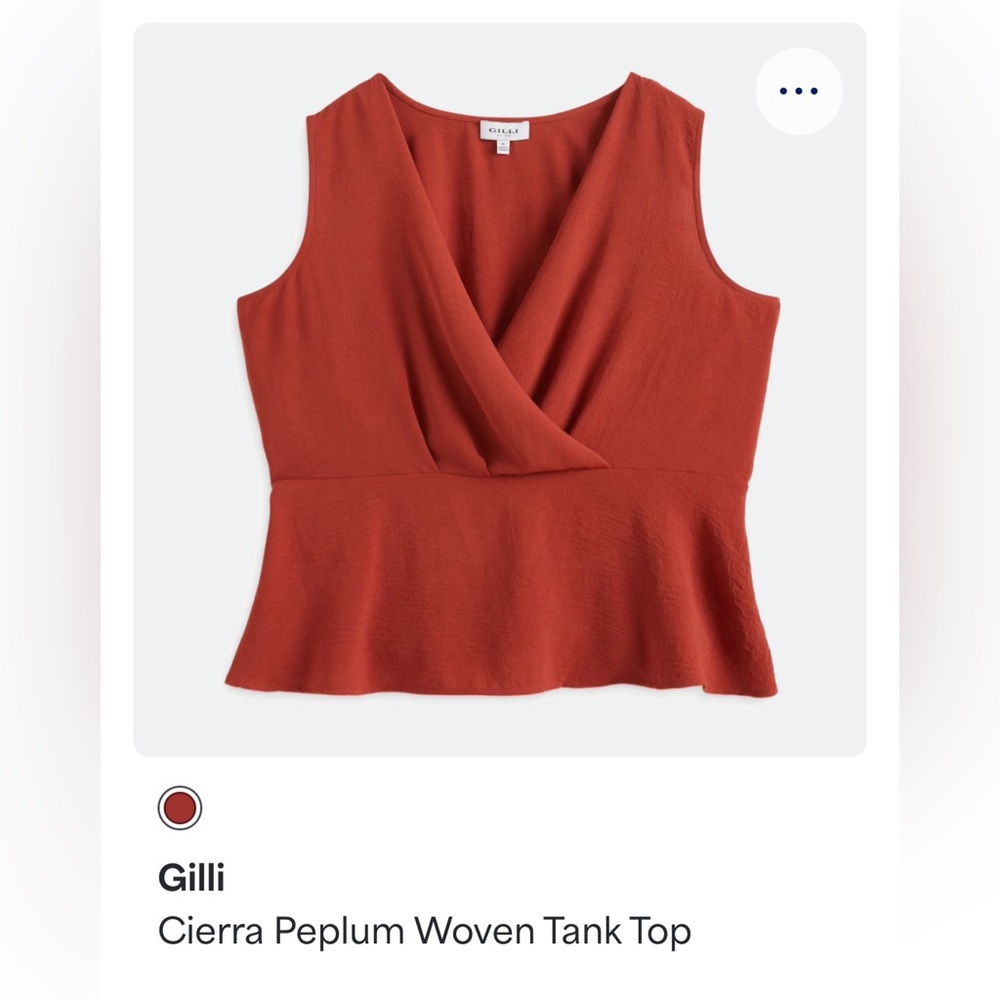 Beautiful orange/red tank. Size 1X from Stitch Fix